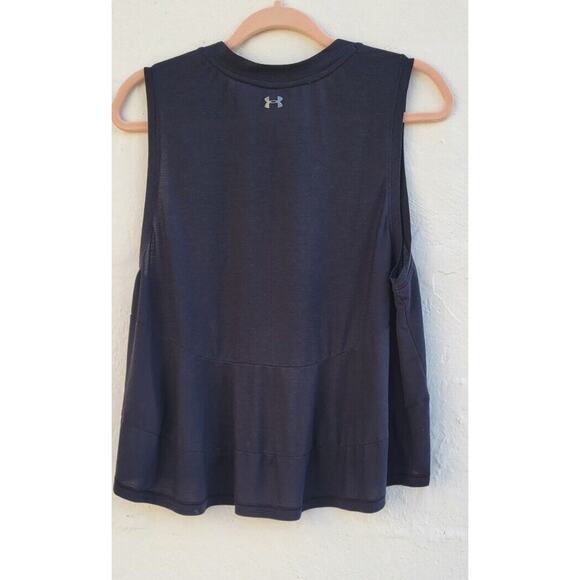 Under Armour Thin Black Athletic Muscle Tank Top Every Day Is Burn Day Size LG - Picture 4 of 5